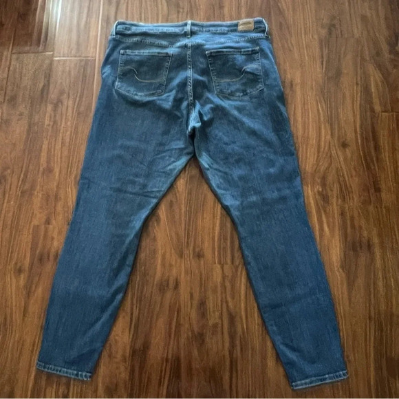 Levi Strauss & Co Signature Midrise Skinny Denim Jeans Medium Wash Plus size 20W - Picture 8 of 10